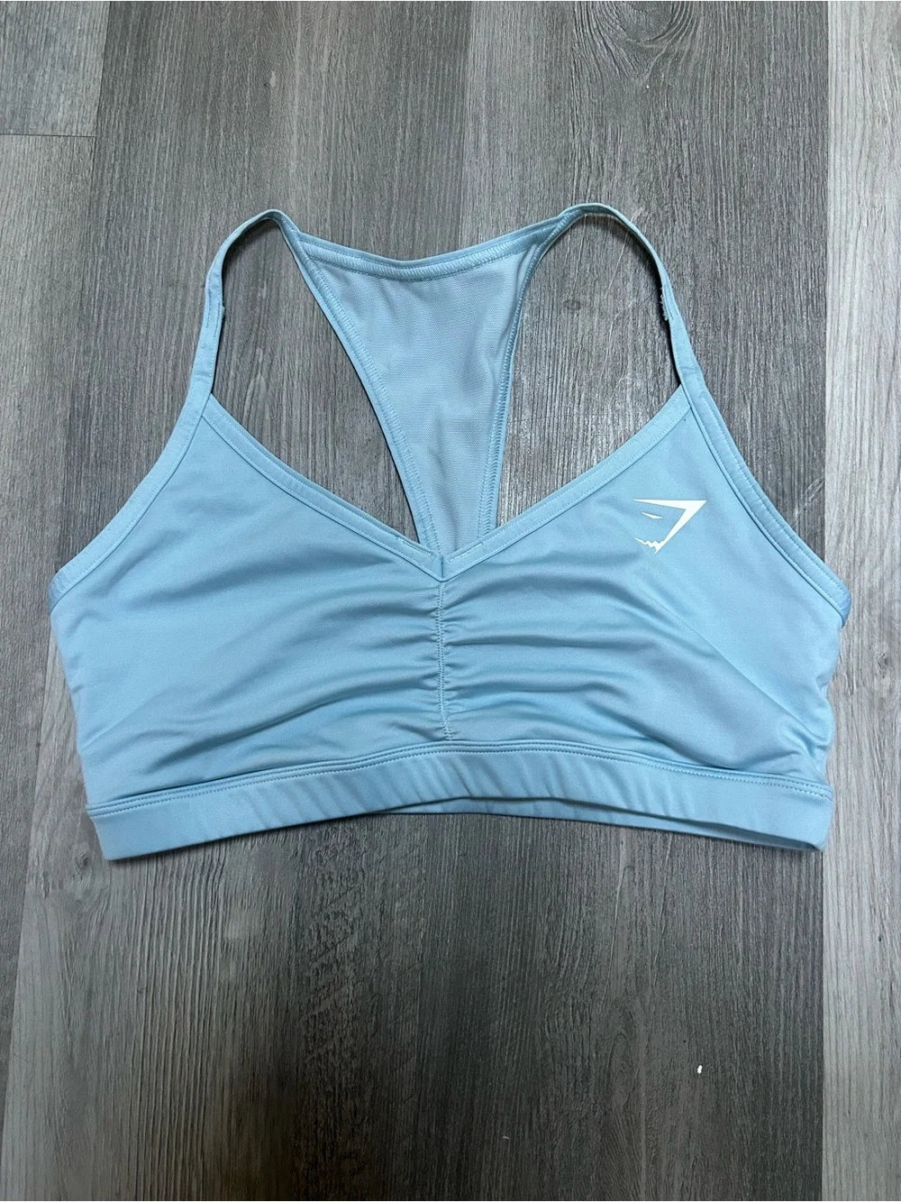 Gymshark sports bra light blue